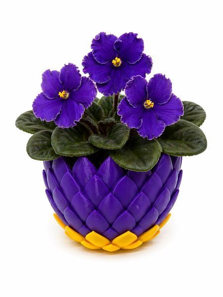 Декоративний горщик Purple Lotus dekor-0000002 фото